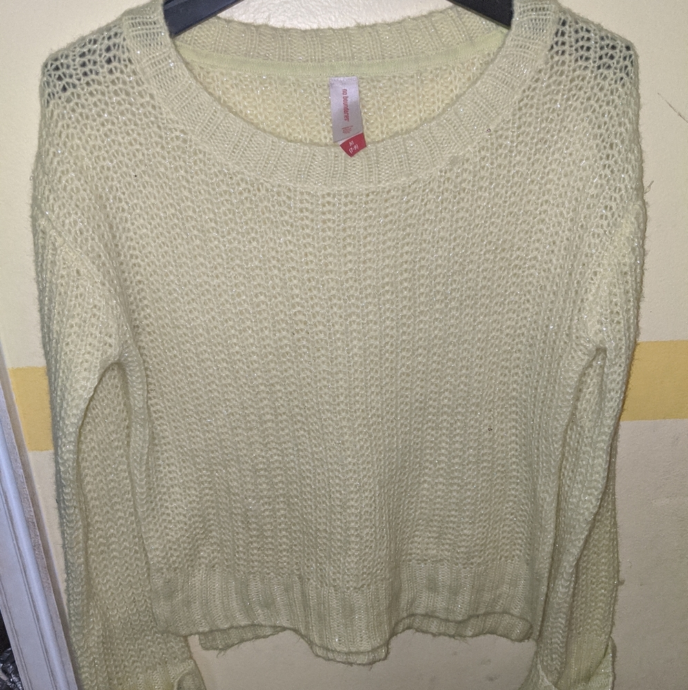 Light yellow sweater